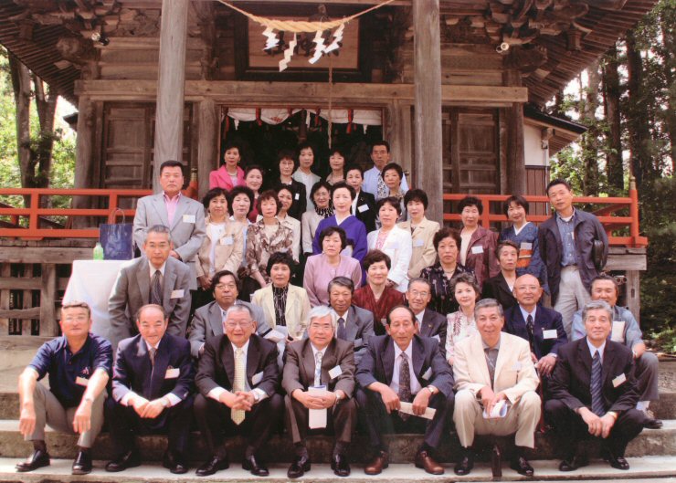 昭和37年卒同期会集合写真