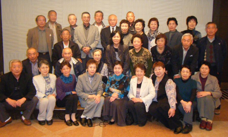 昭和35年卒同期会集合写真